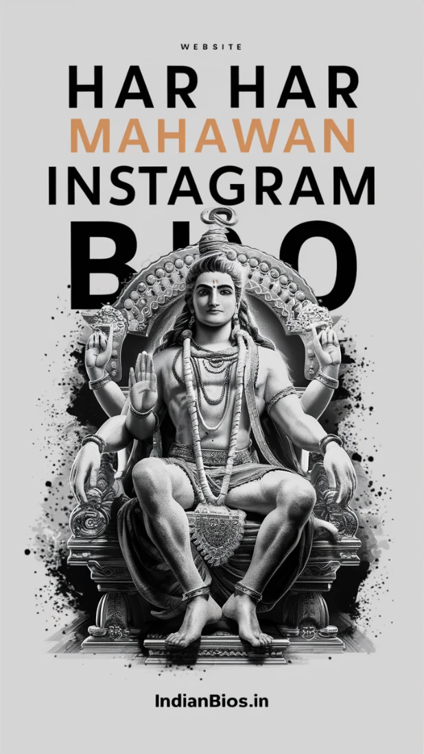 Har har mahadev instagram bio 2024