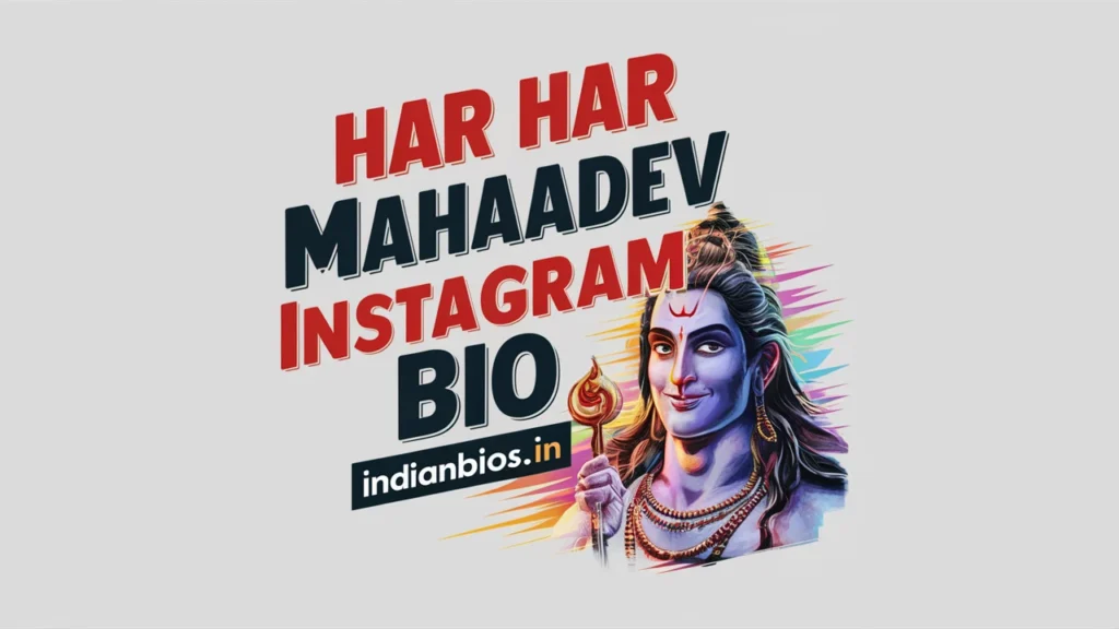 Har har mahadev instagram bio boys