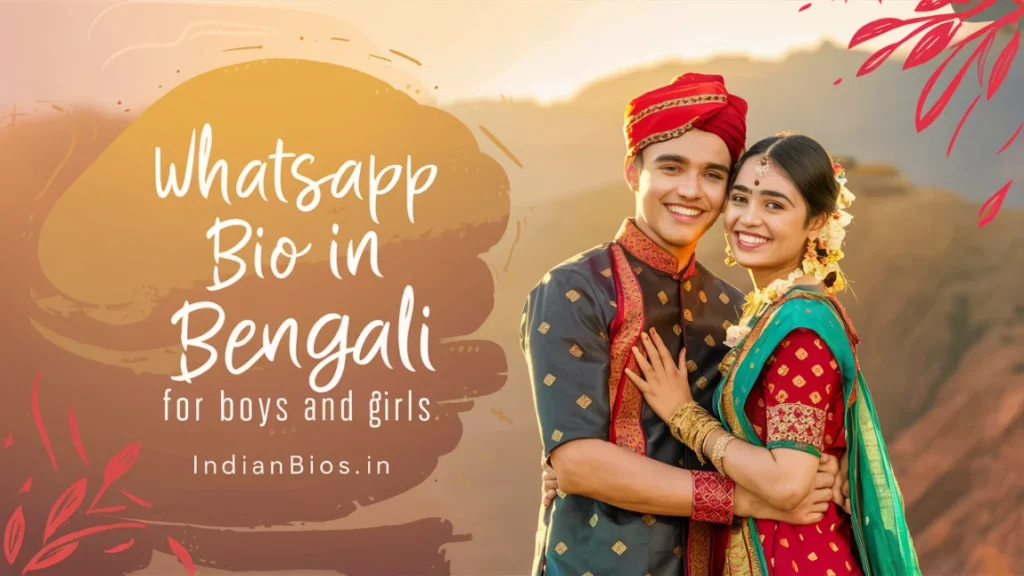 WhatsApp bio in Bengali For Boys and Girls 2024