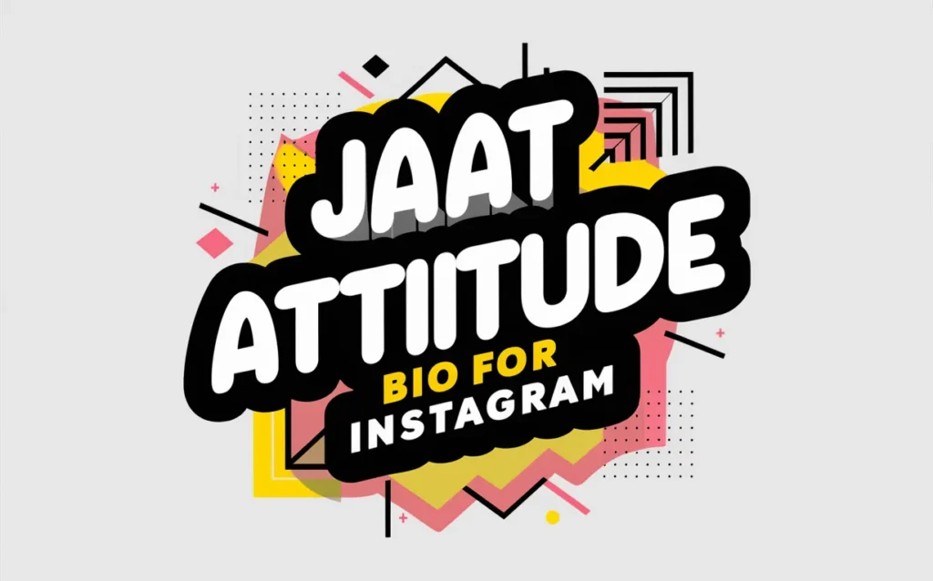 instagram jaat attitude bio