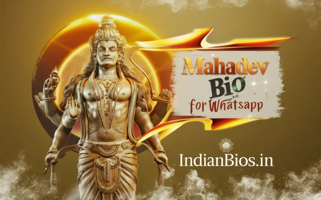 Mahadev bio for whatsapp