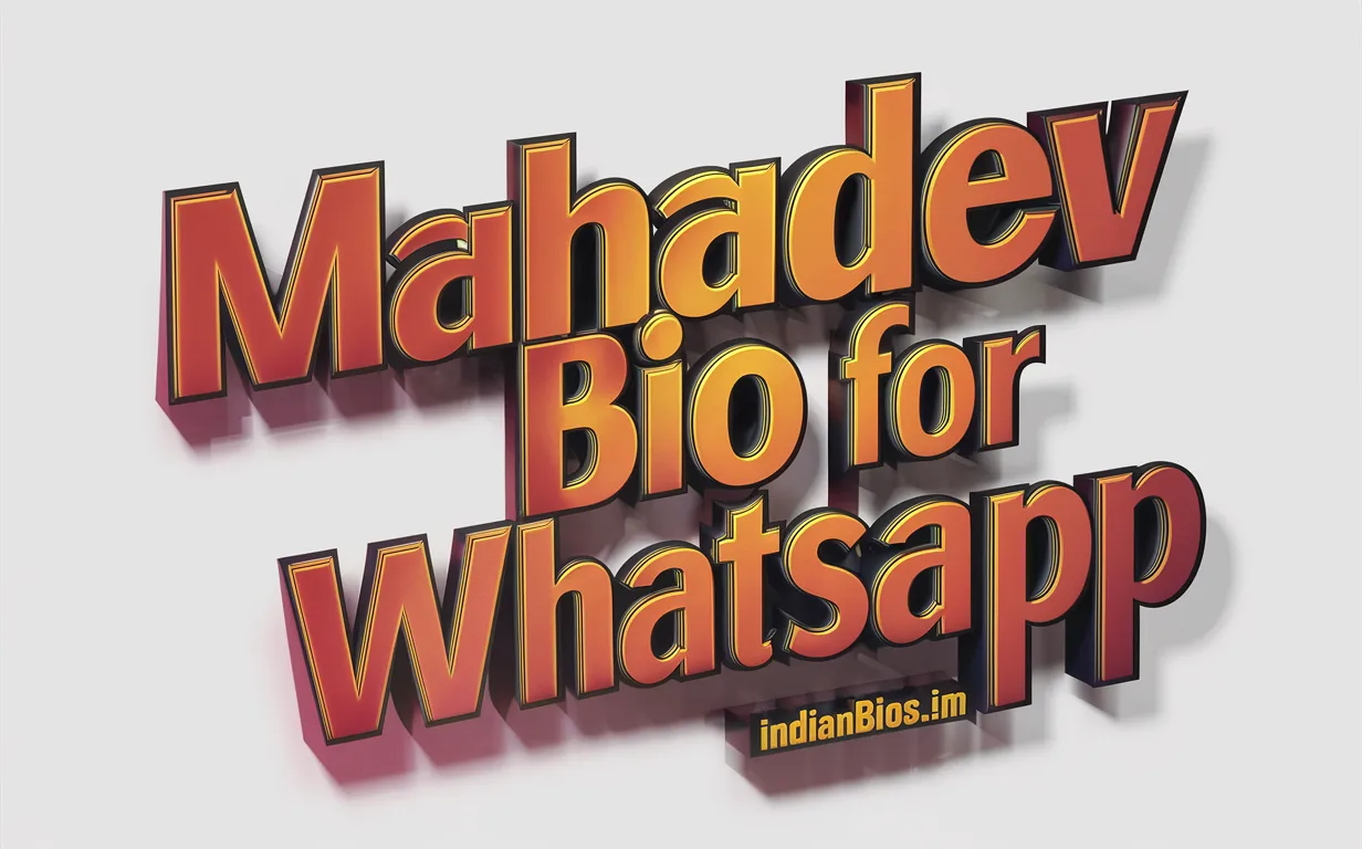 cool Mahadev bio for whatsapp