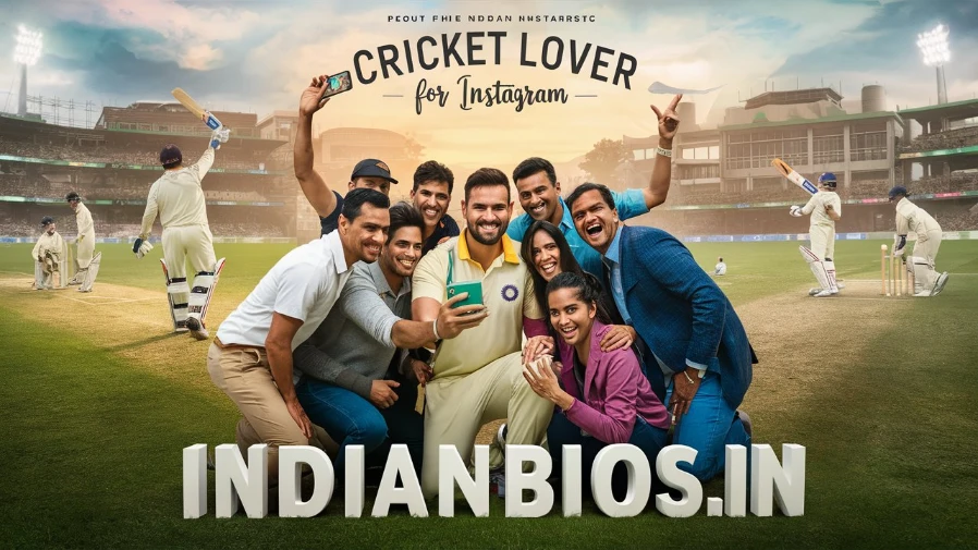 cricket lover bio for instagram